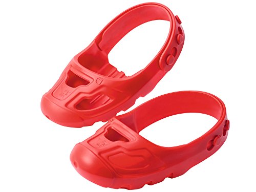 BIG 800056449 - Shoe-Care Schuhschoner - für Kinderschuhe der Größe 21 bis 27, Überschuhe schützen vor Abrieb, Anti-Rutsch-Profil, keine Spuren am Boden, für Kinder ab 1 Jahr, rot
